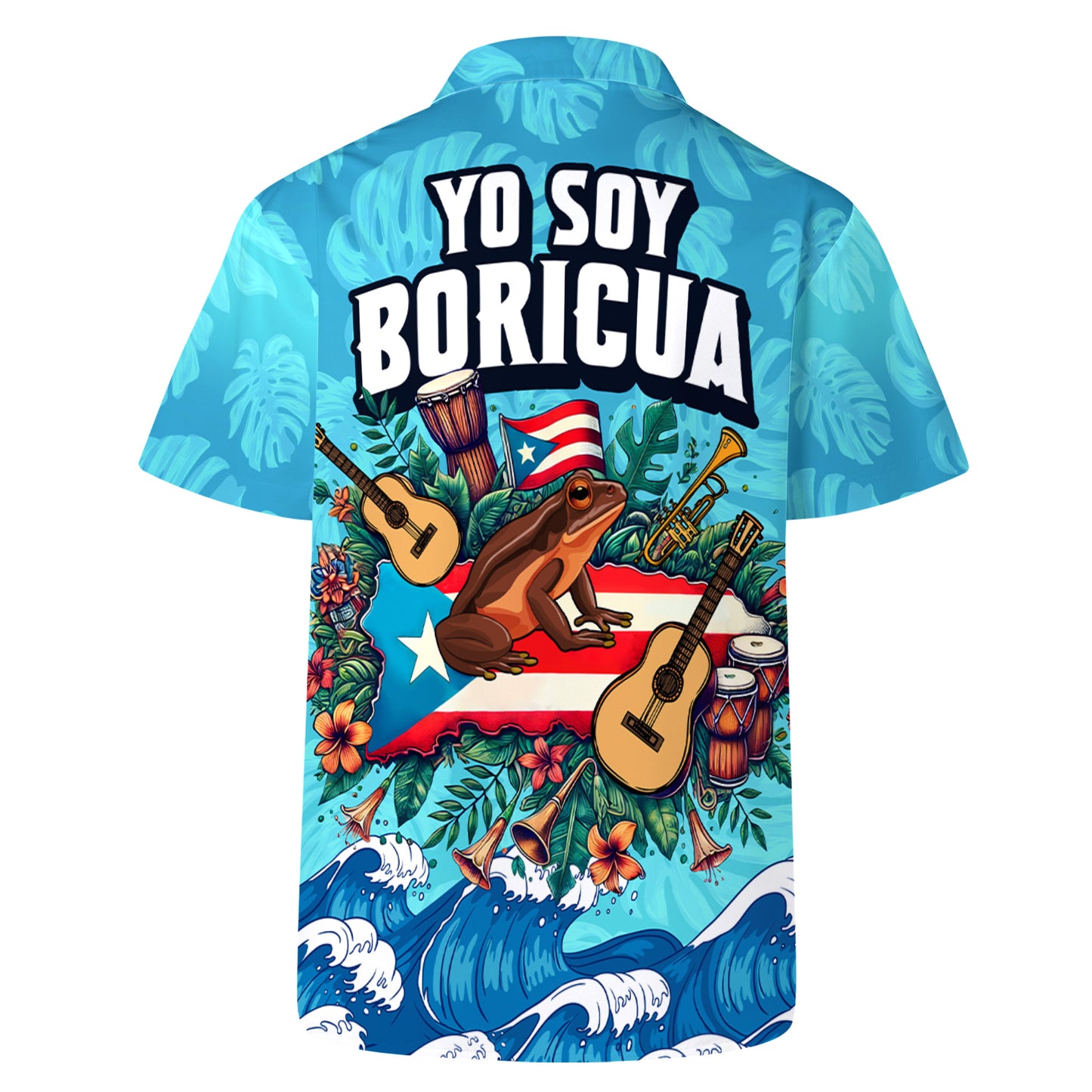 Yo Soy Boricua - Personalized Custom Unisex Hawaiian Shirt - LA003_HW