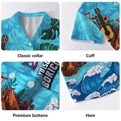 Yo Soy Boricua - Personalized Custom Unisex Hawaiian Shirt - LA003_HW