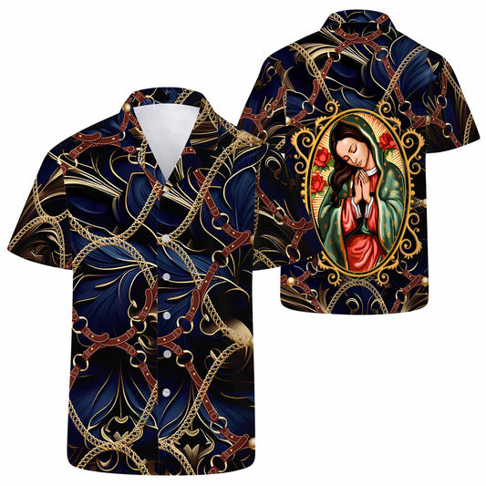 Our Lady of Guadalupe - Personalized Unisex Hawaiian Shirt - HW_MX43