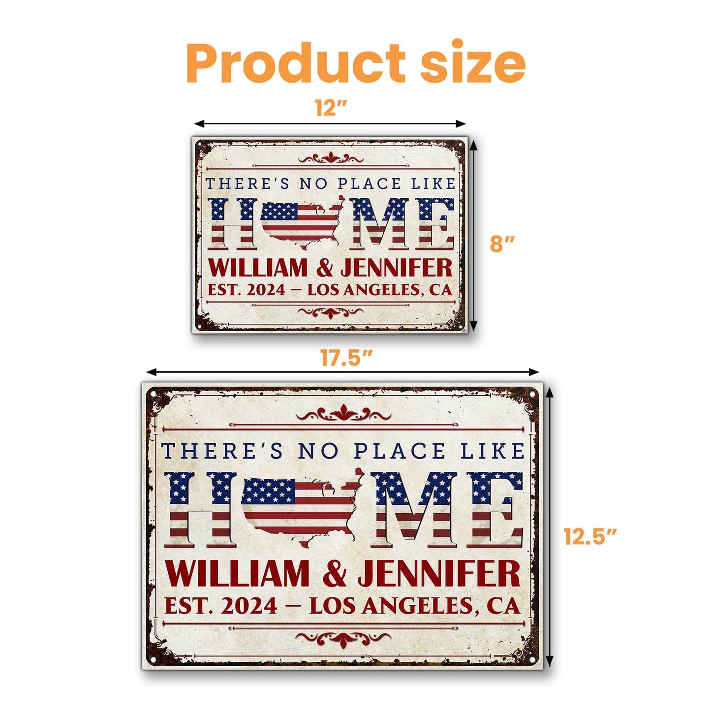 There's No Place Like Home With American Flag