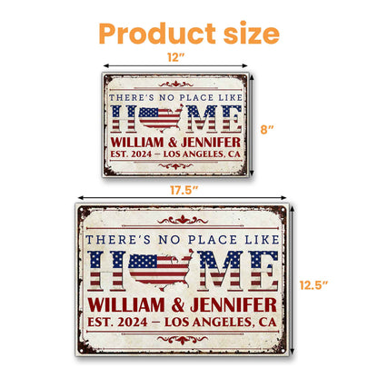 There's No Place Like Home With American Flag