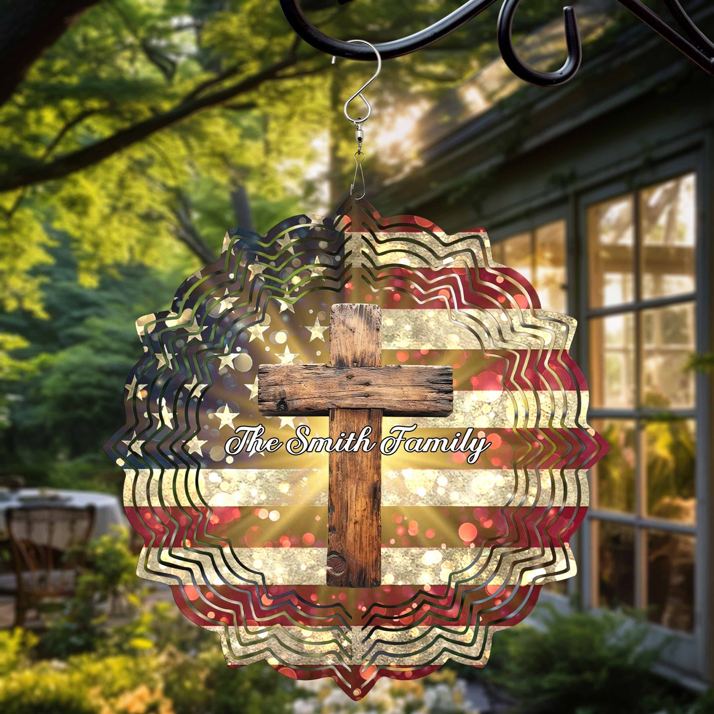 To The Loving Family Blessed Home With Cross And Stars