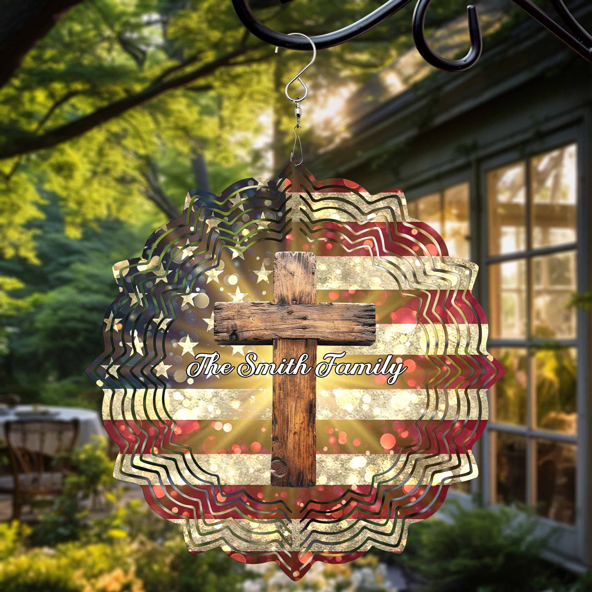 To The Loving Family Blessed Home With Cross And Stars