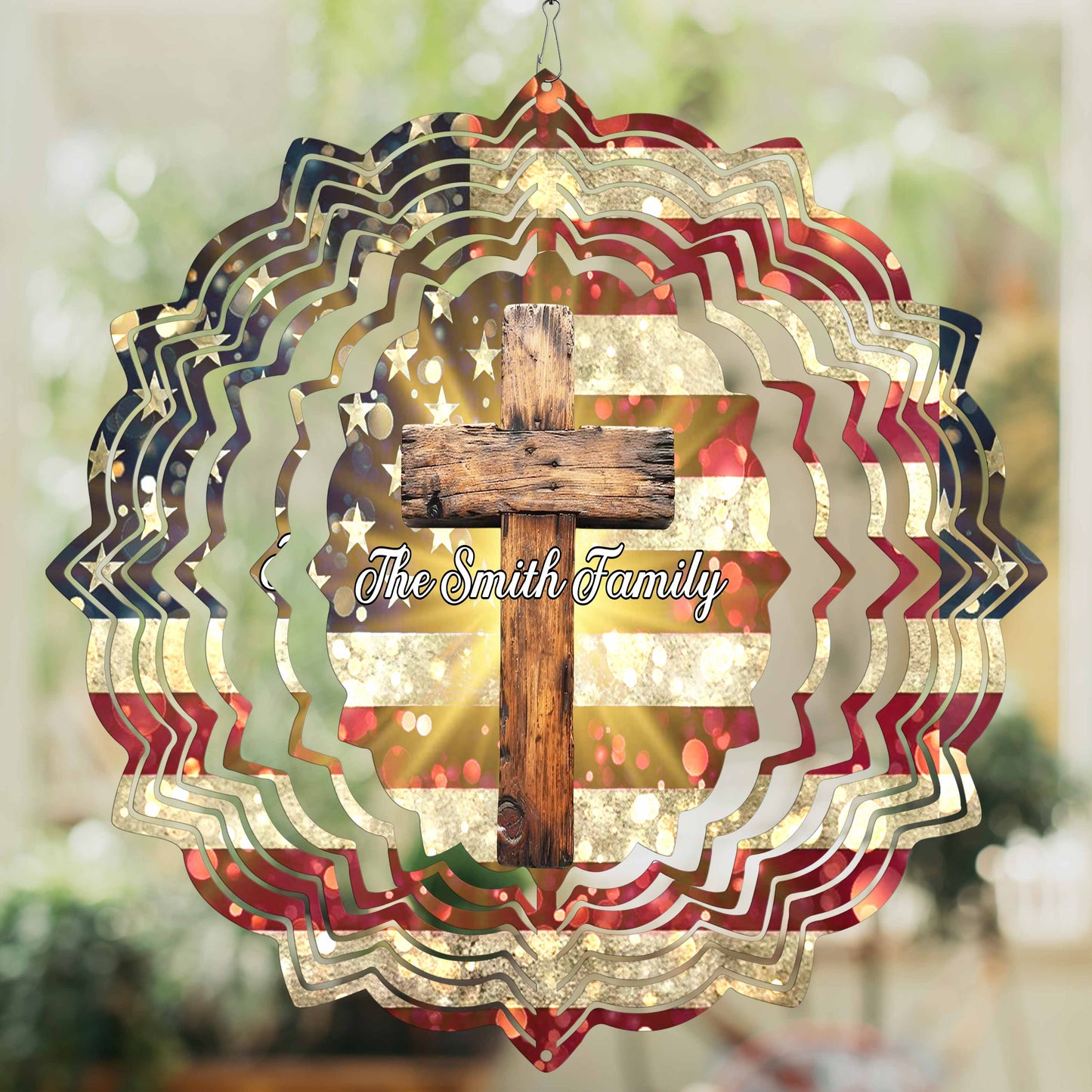 To The Loving Family Blessed Home With Cross And Stars