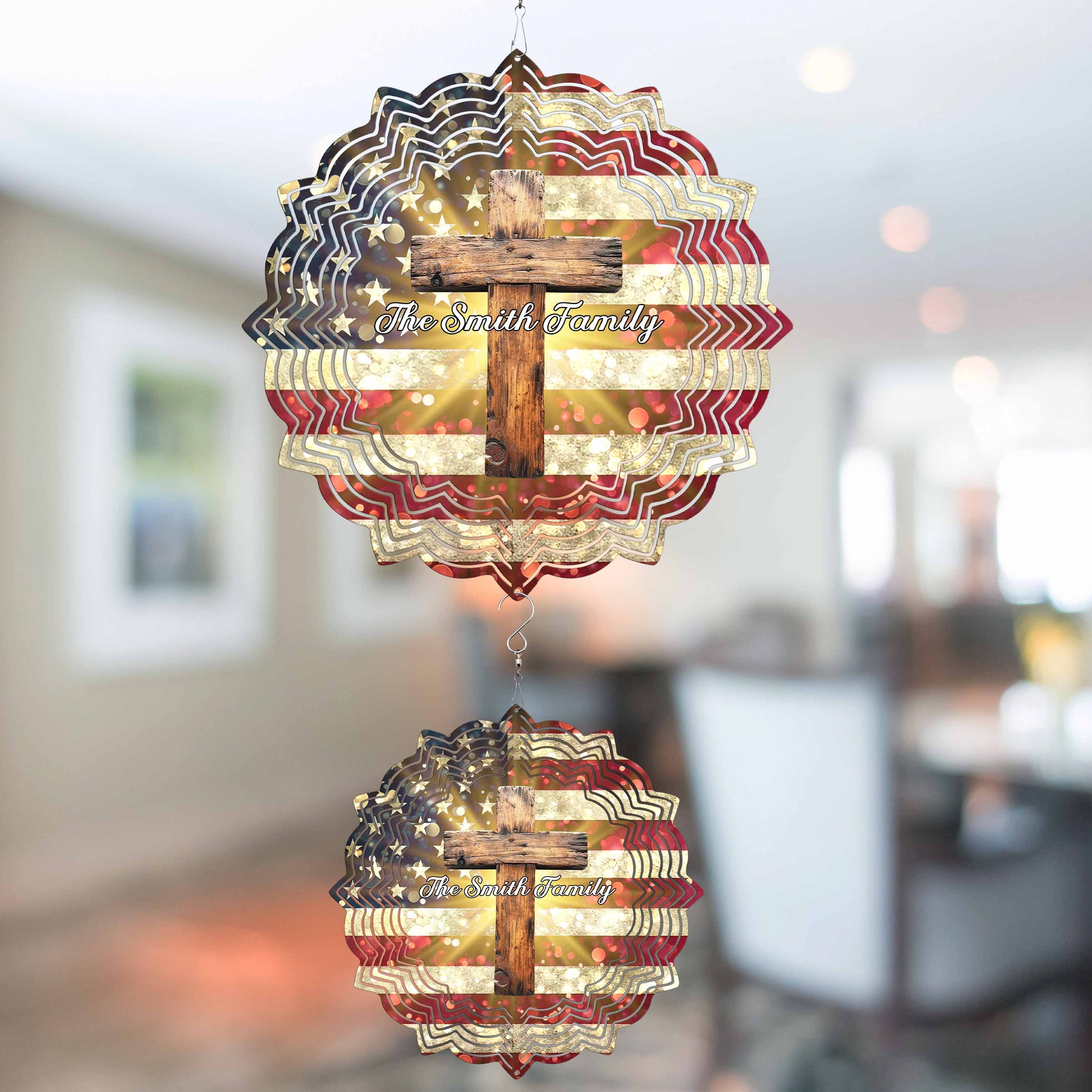 To The Loving Family Blessed Home With Cross And Stars