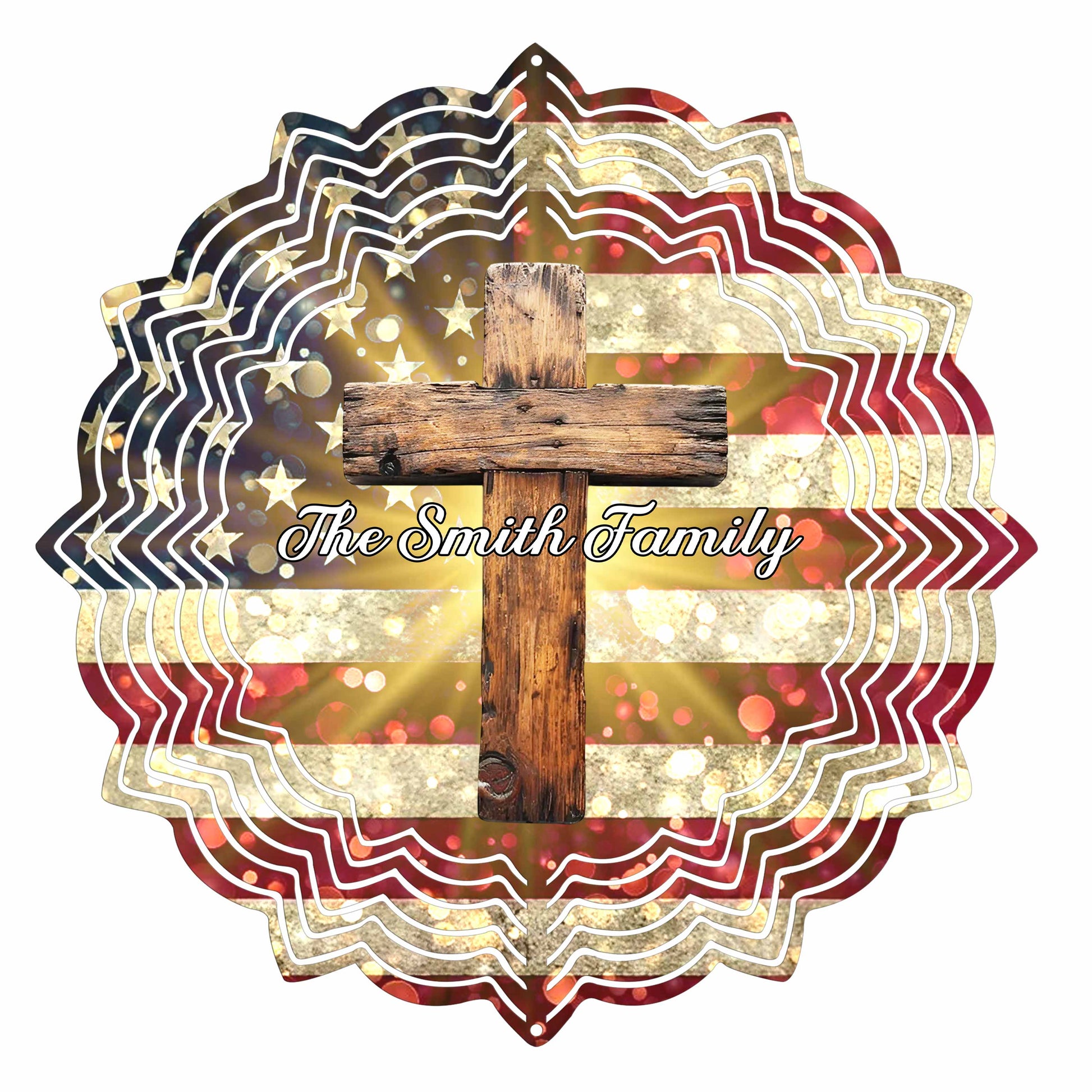 To The Loving Family Blessed Home With Cross And Stars