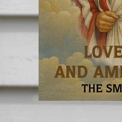 Happy Independence Day, Love Jesus And America Too, Jesus And American Flag