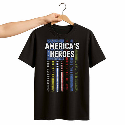 America's Heroes American Flag Design