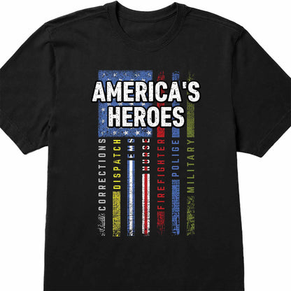 America's Heroes American Flag Design