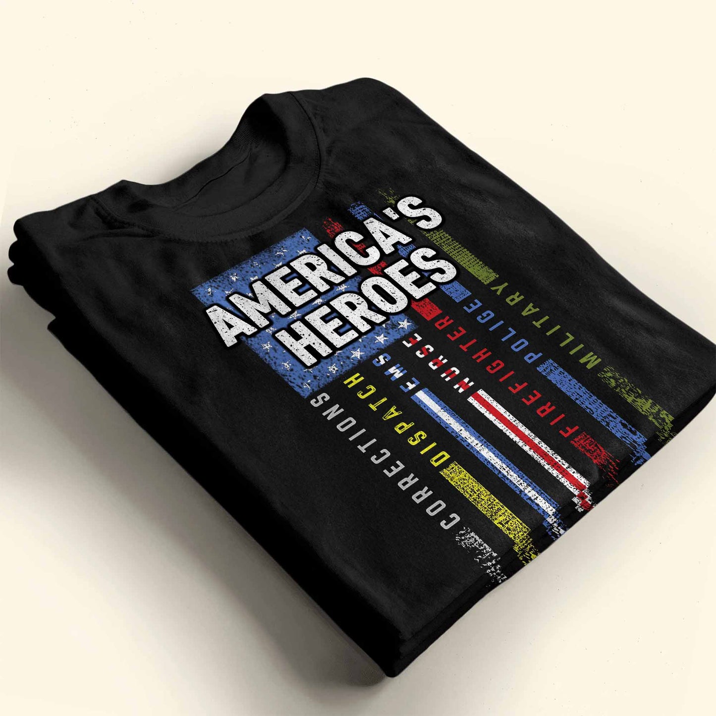 America's Heroes American Flag Design