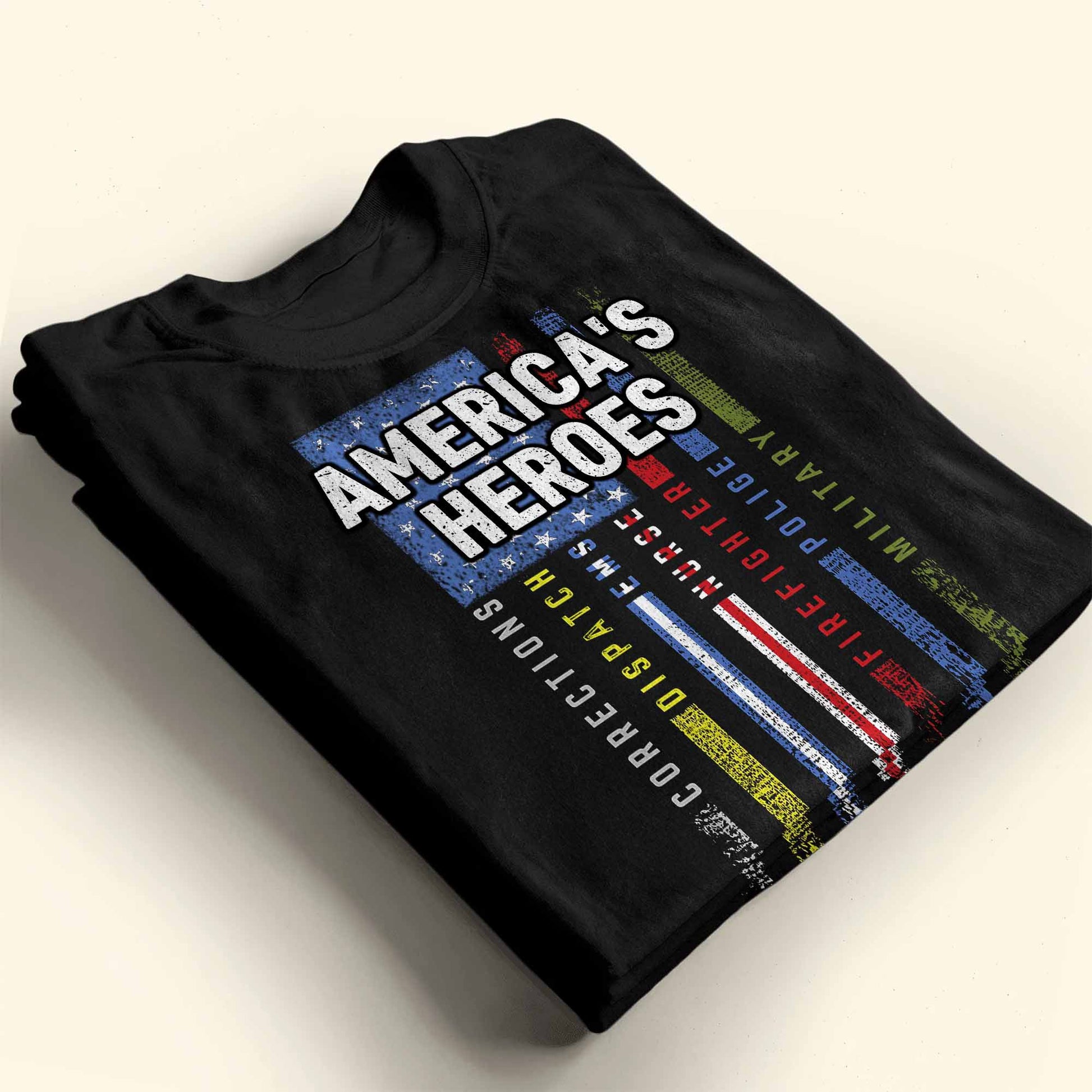 America's Heroes American Flag Design