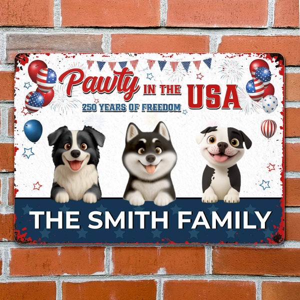Pawty In The USA 250 Years Of Freedom With Dogs And Flags