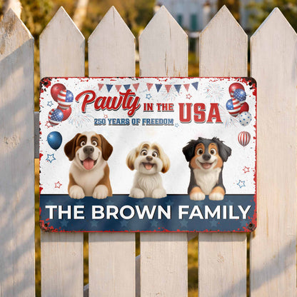 Pawty In The USA 250 Years Of Freedom With Dogs And Flags
