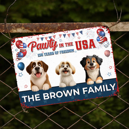 Pawty In The USA 250 Years Of Freedom With Dogs And Flags