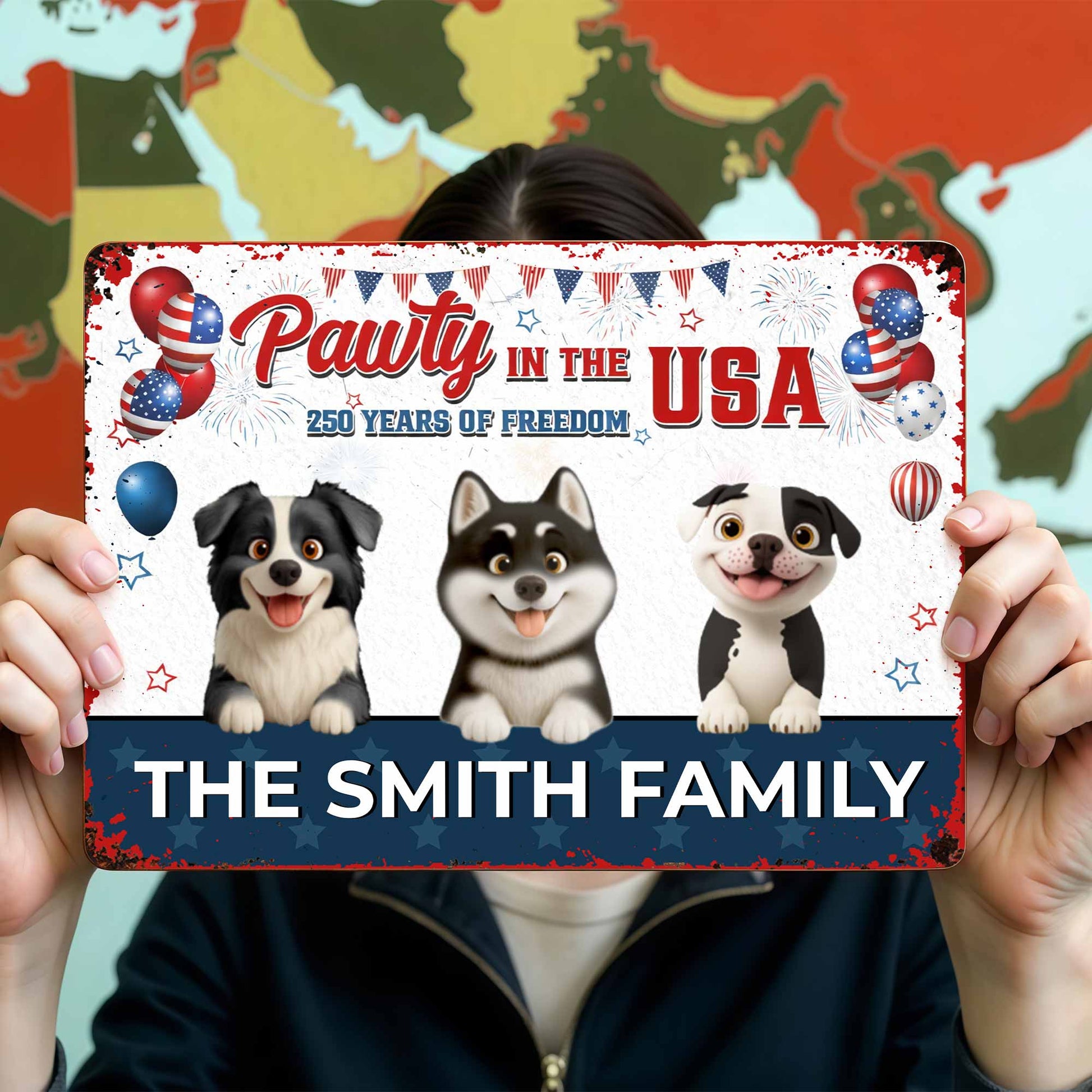 Pawty In The USA 250 Years Of Freedom With Dogs And Flags