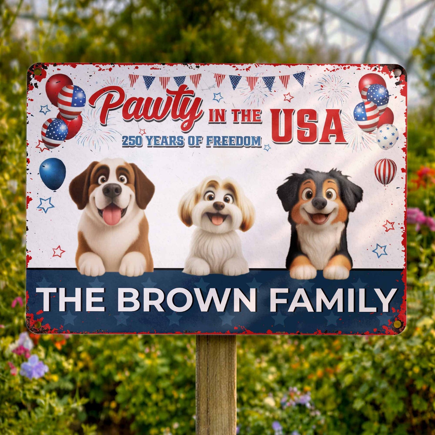 Pawty In The USA 250 Years Of Freedom With Dogs And Flags