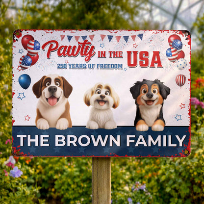 Pawty In The USA 250 Years Of Freedom With Dogs And Flags