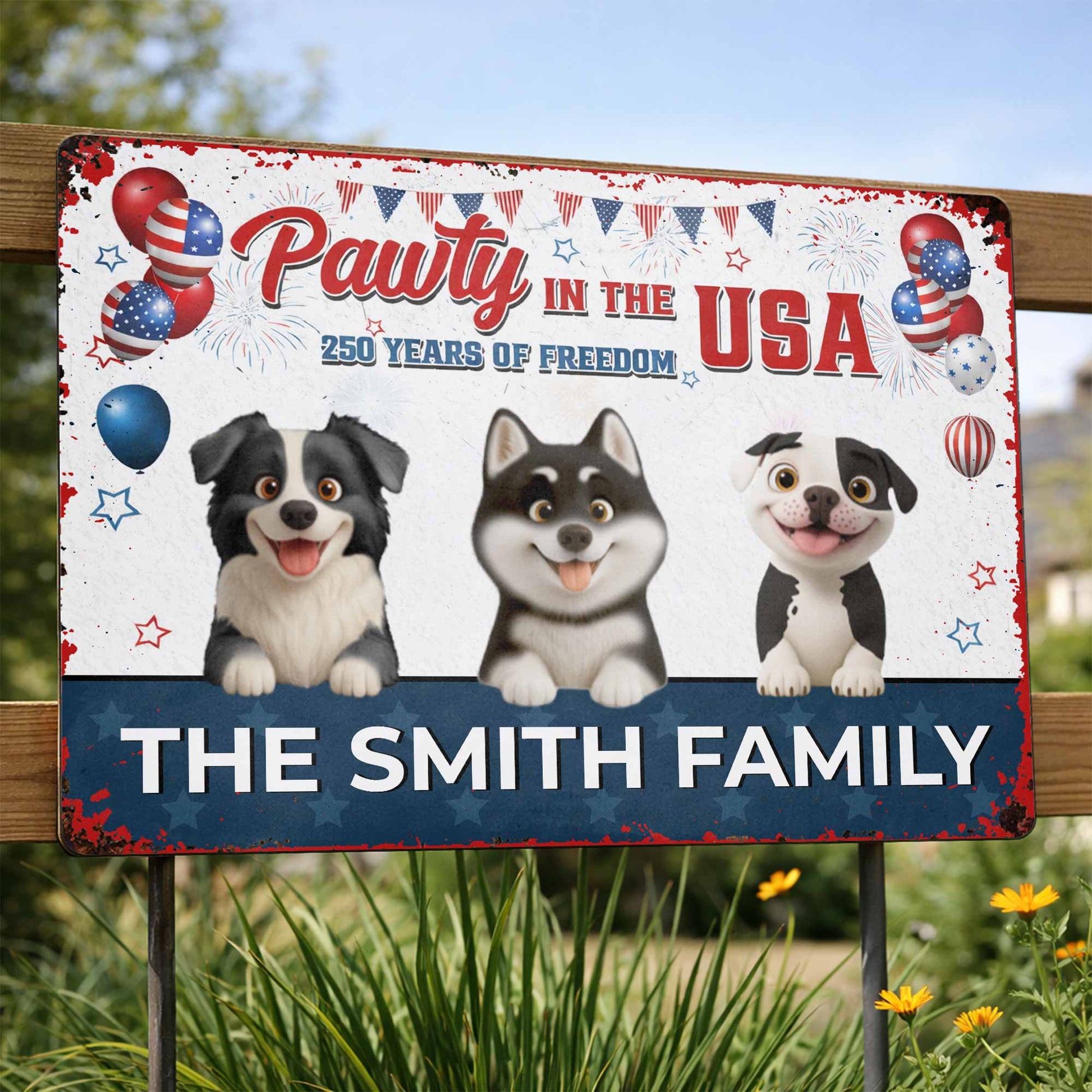 Pawty In The USA 250 Years Of Freedom With Dogs And Flags