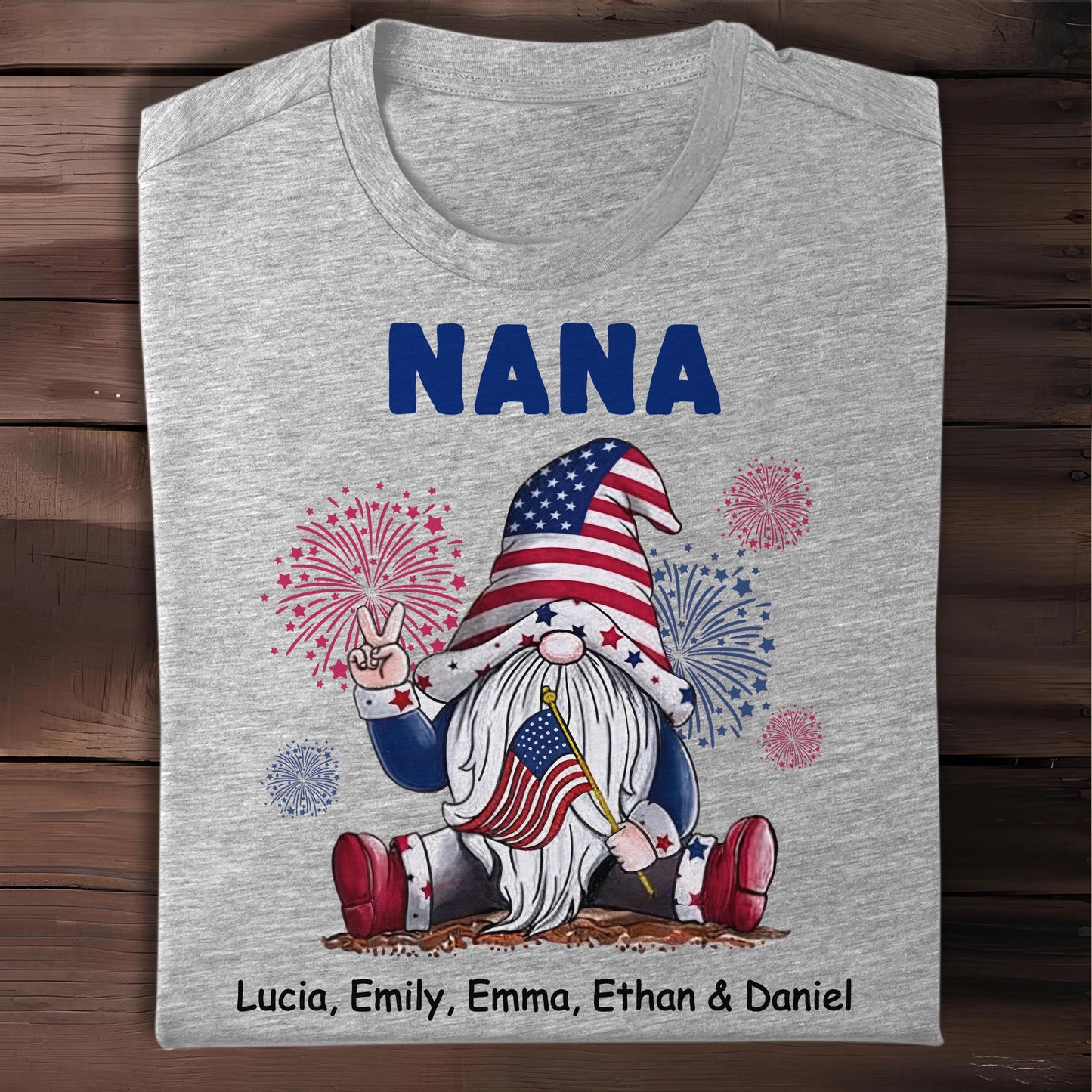 Celebrate Patriotic Pride With Festive Gnome And Fireworks