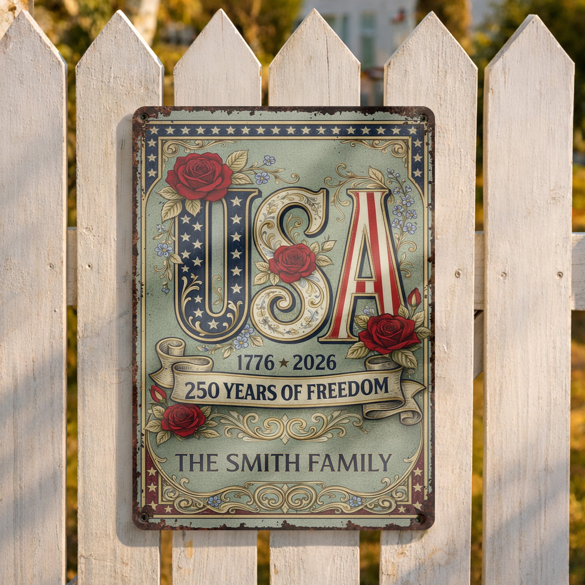 Celebrate 250 Years Of Freedom With USA And Roses