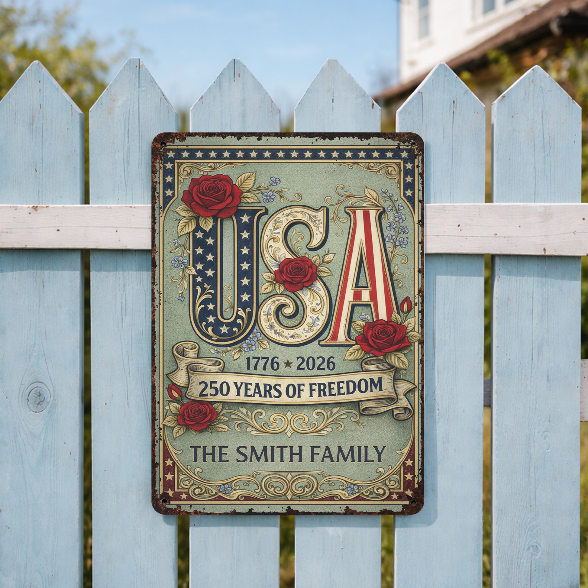 Celebrate 250 Years Of Freedom With USA And Roses