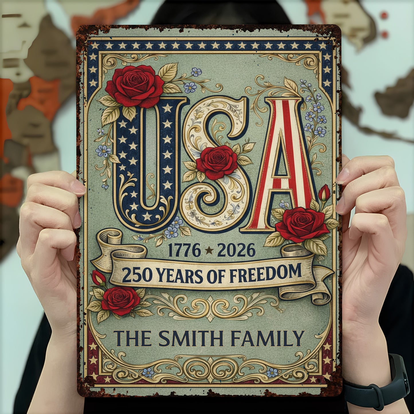 Celebrate 250 Years Of Freedom With USA And Roses