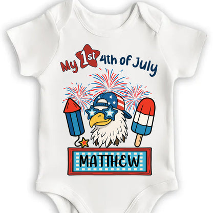 My 1st 4th of July Eagle And Fireworks