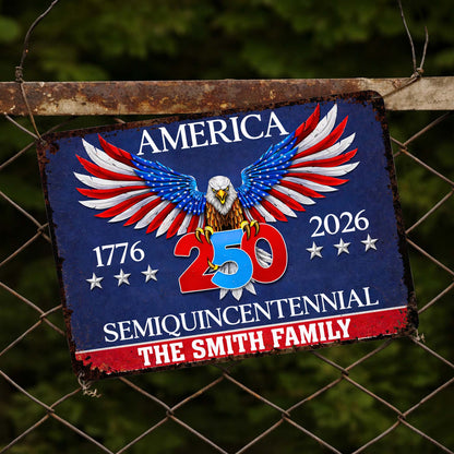 Celebrate America's Semiquicentennial With Eagle And Stars
