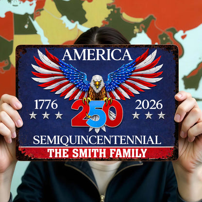 Celebrate America's Semiquicentennial With Eagle And Stars