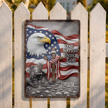 One Nation Under God, Eagle And American Flag