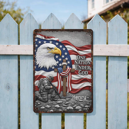 One Nation Under God, Eagle And American Flag