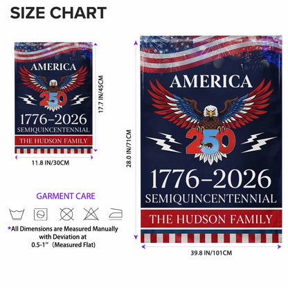 Celebrate The Spirit Of America With Eagle And Fireworks Flag