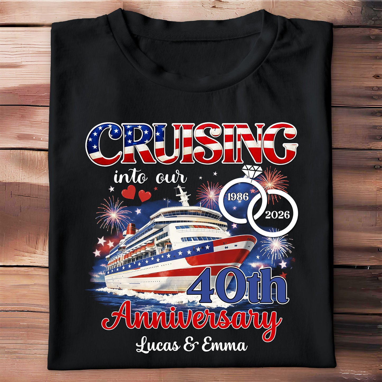 Cruising Into Our Anniversary Ship And Wedding Rings