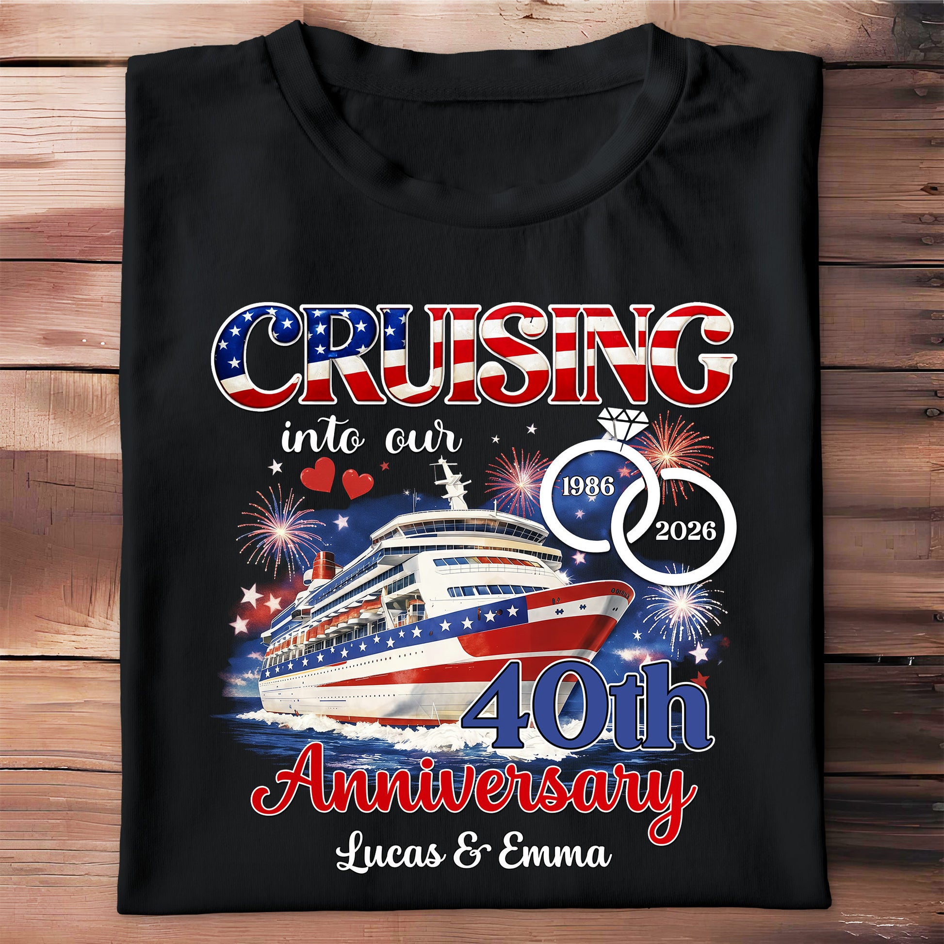 Cruising Into Our Anniversary Ship And Wedding Rings