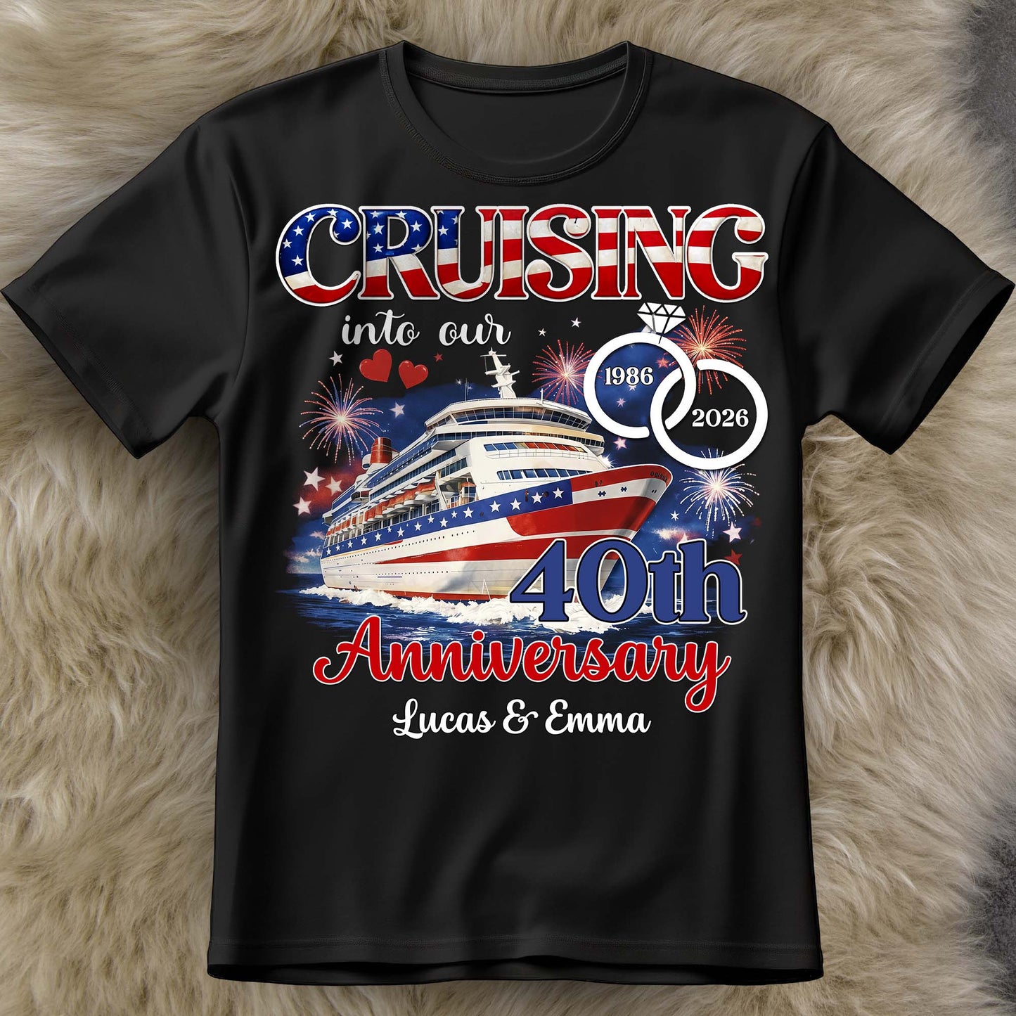 Cruising Into Our Anniversary Ship And Wedding Rings