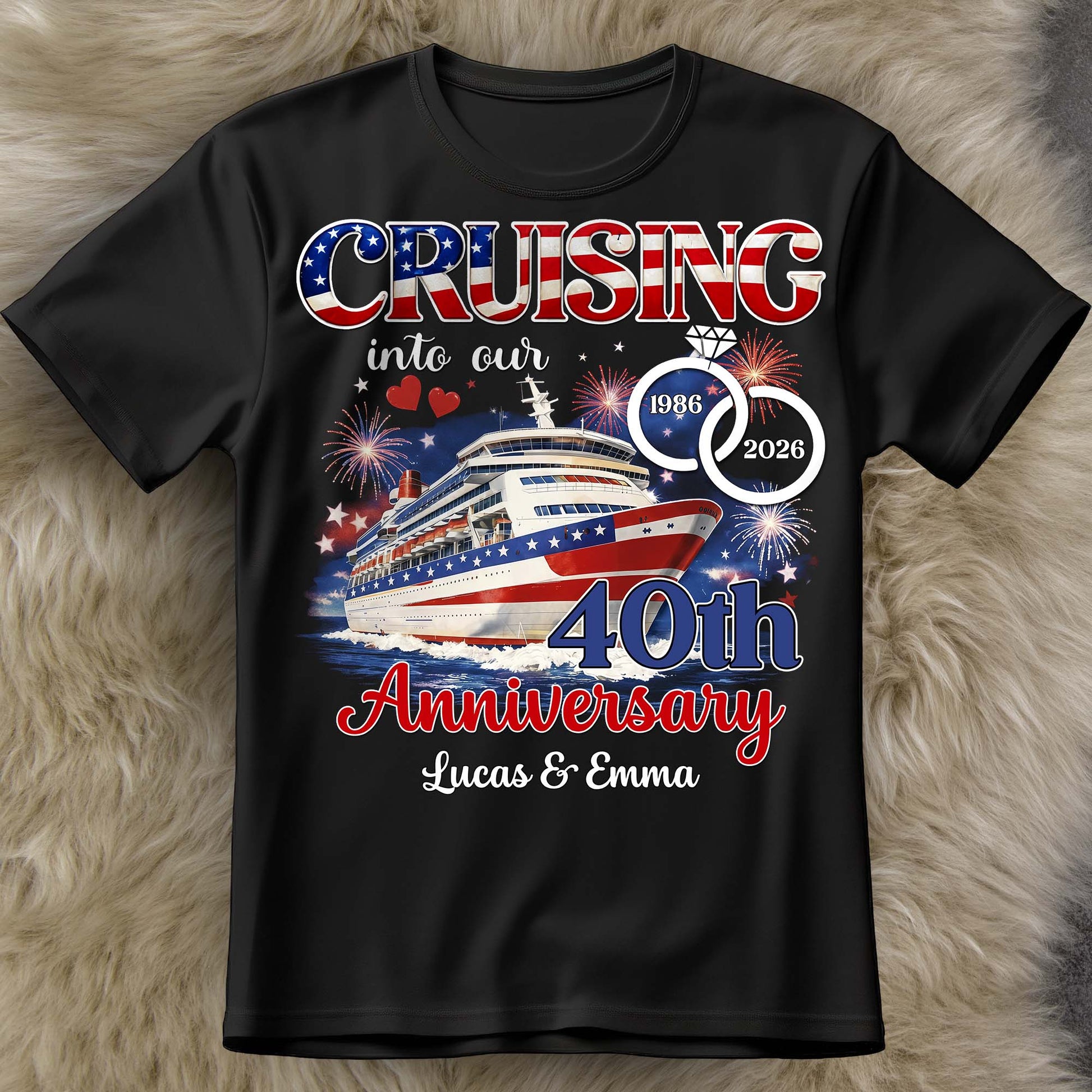 Cruising Into Our Anniversary Ship And Wedding Rings