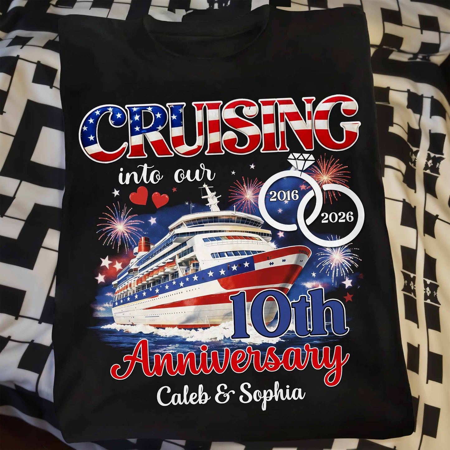 Cruising Into Our Anniversary Ship And Wedding Rings