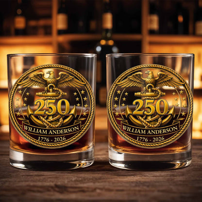 Eagle And Anchor Historic Milestone Glass