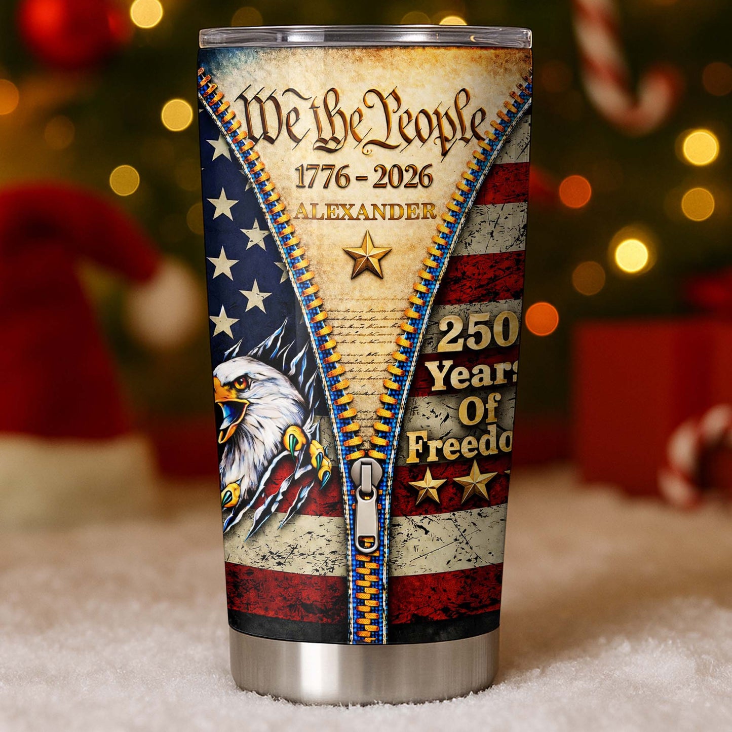 We The People, Eagle And Stars Tumbler