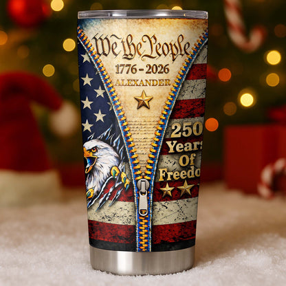 We The People, Eagle And Stars Tumbler