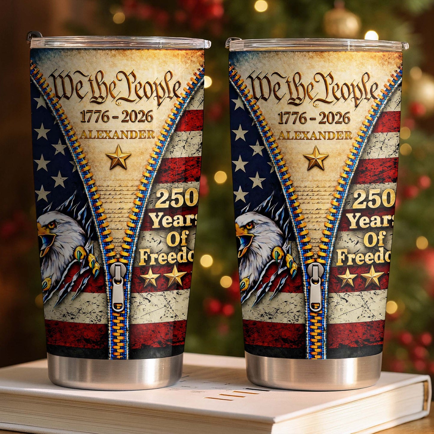 We The People, Eagle And Stars Tumbler