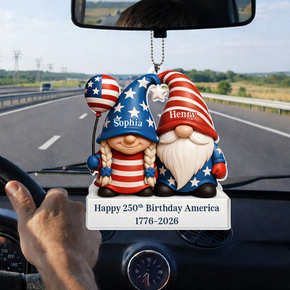 Happy 250th Birthday America Patriotic Gnomes