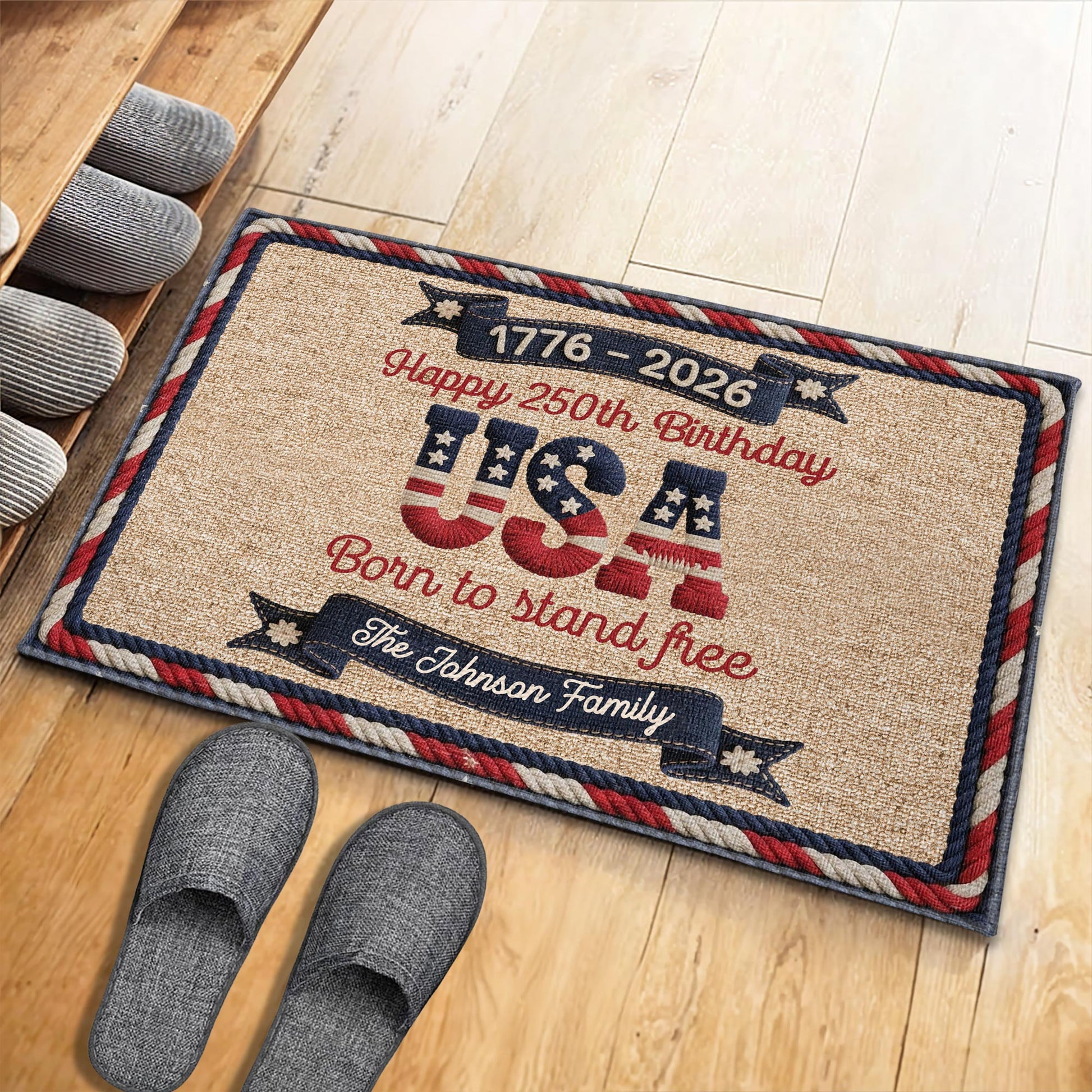 Happy Birthday USA Born To Stand Free Stars And Stripes The Family