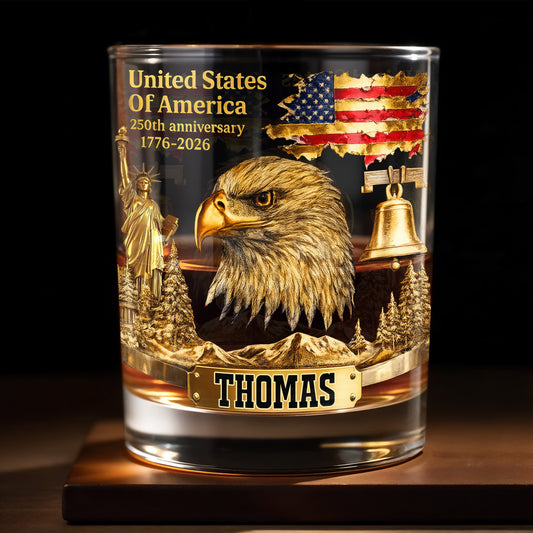 United States Of America Anniversary Patriot Bald Eagle And Flag