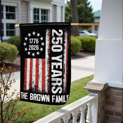 250 Years Our Family American Flag Stars And Stripes