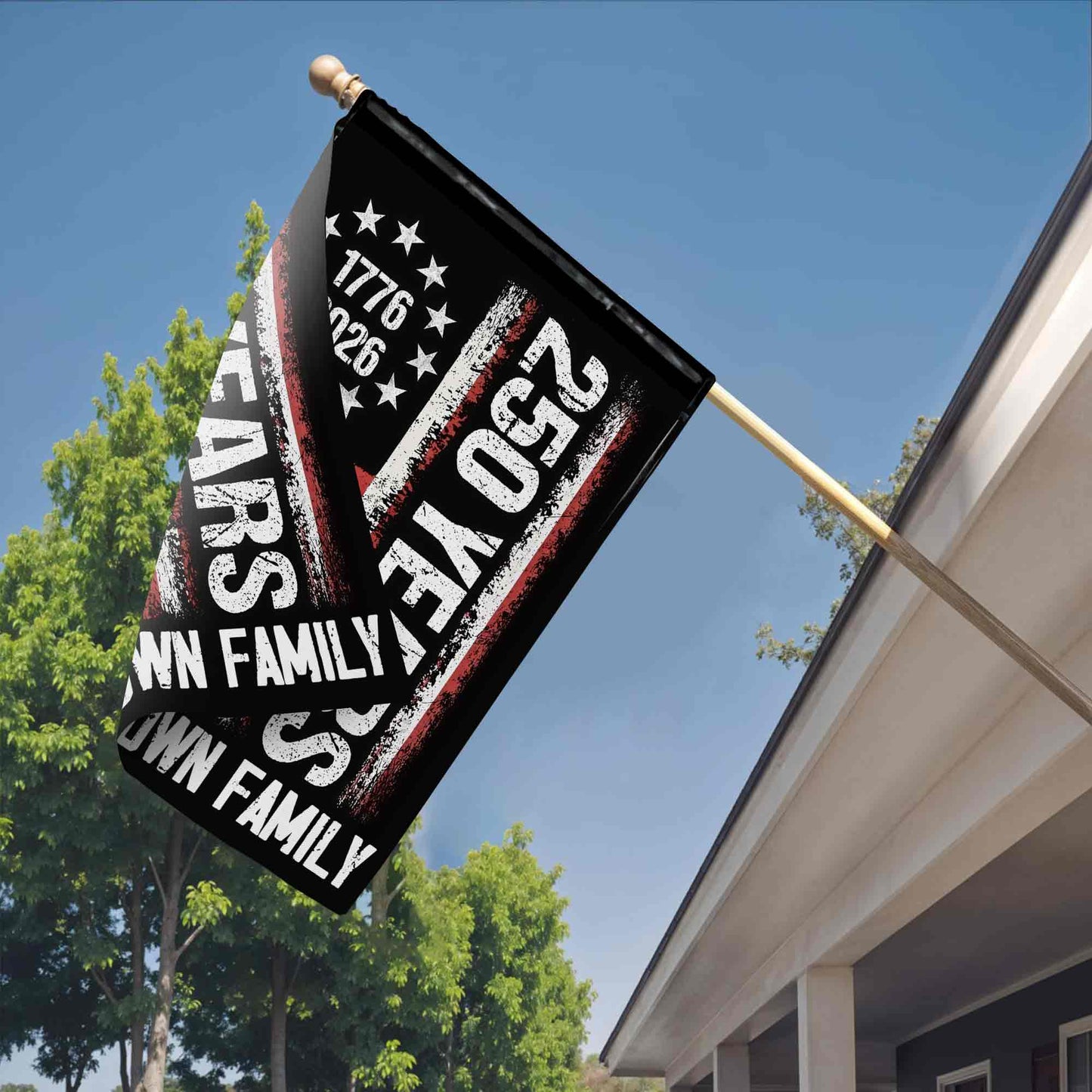 250 Years Our Family American Flag Stars And Stripes