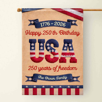 Happy Birthday USA Years Of Freedom Stars And Stripes Our Family