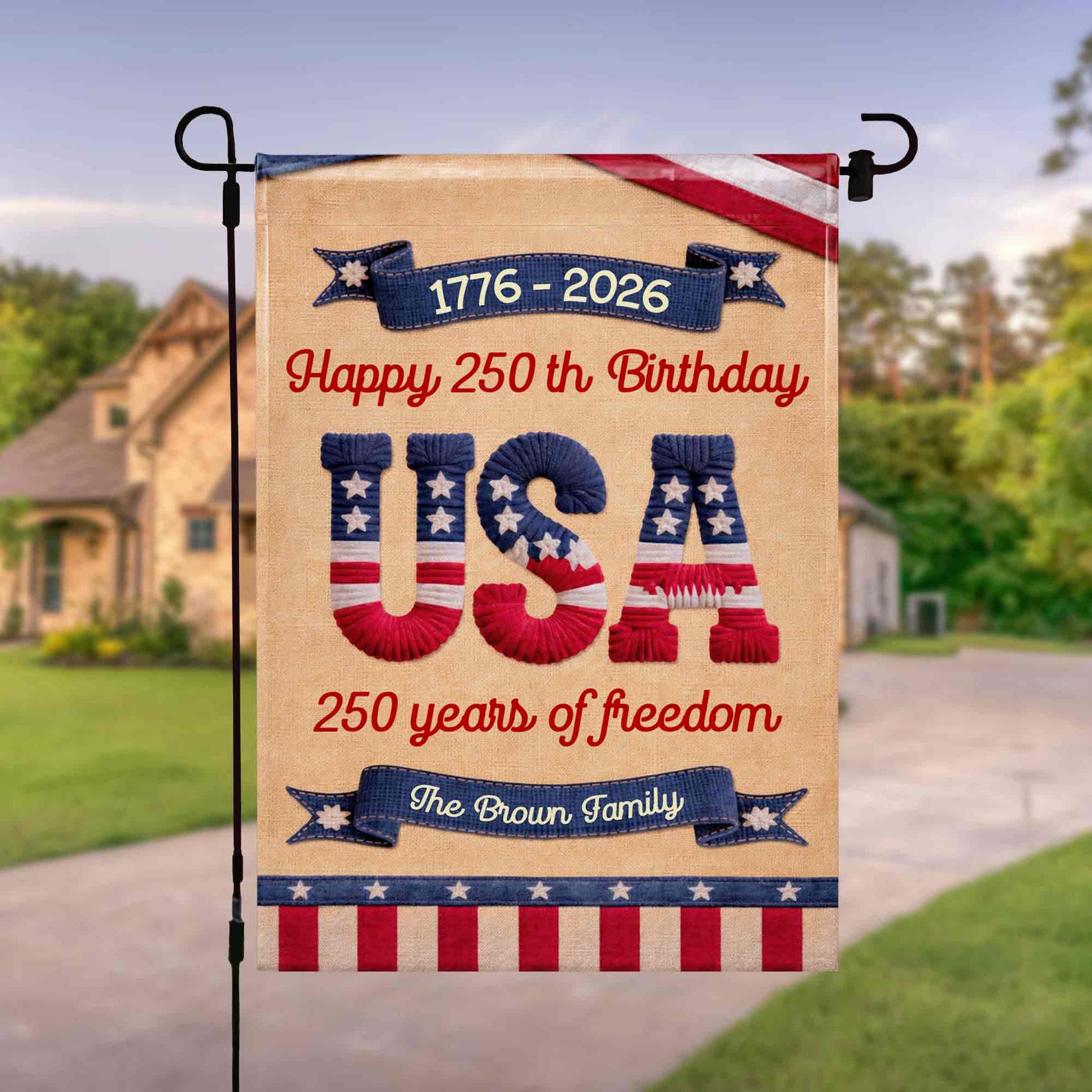 Happy Birthday USA Years Of Freedom Stars And Stripes Our Family