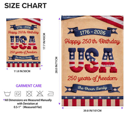 Happy Birthday USA Years Of Freedom Stars And Stripes Our Family