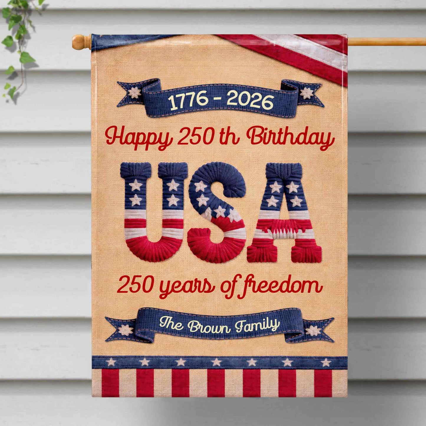 Happy Birthday USA Years Of Freedom Stars And Stripes Our Family